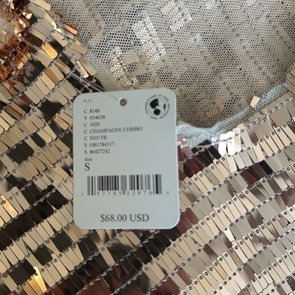 Intimately free people sequin halter - Picture 3 of 3